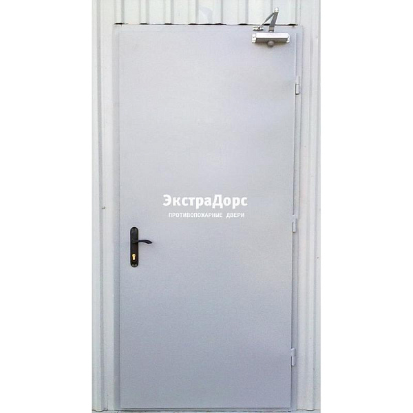 Противопожарная дверь EI 30 3 типа белая металлическая в Ивантеевке  купить