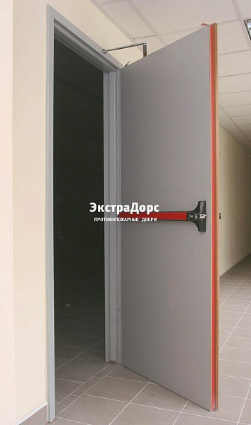 Дверь противопожарная металлическая глухая EI 90 с антипаникой в Ивантеевке  купить