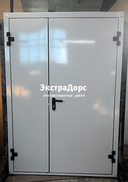 Противопожарная дверь EI 30 3 типа двупольная белая в Ивантеевке  купить