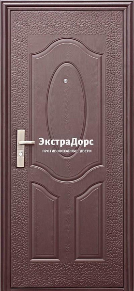 Дверь противопожарная утепленная металлическая глухая EI 30 с ламинатом в Ивантеевке  купить